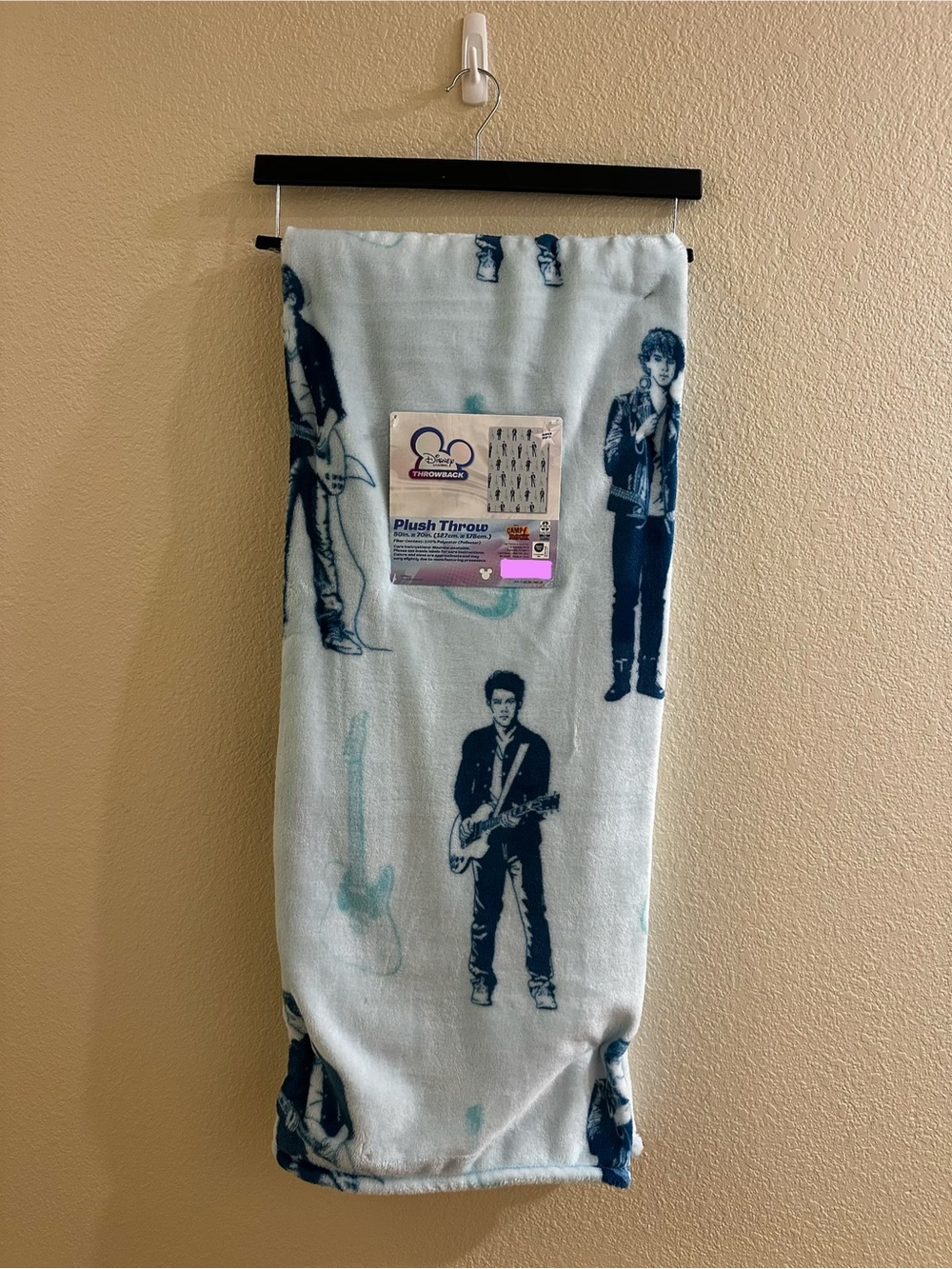 Jonas Brothers Camp Rock - Disney Plush Throw Blanket NWT